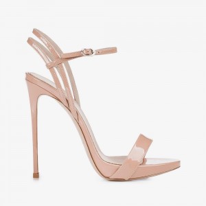 Beige Le Silla GWEN SANDAL 120 mm | USA_LS76458