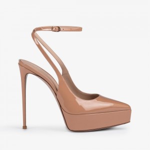 Beige Le Silla UMA SLINGBACK 140 mm | USA_LS75281