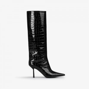 Black Le Silla BELLA BOOT 80 mm | USA_LS80993