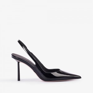 Black Le Silla BELLA SLINGBACK 80 mm | USA_LS77544