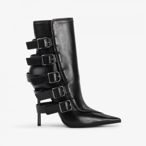 Black Le Silla COURTNEY ANKLE BOOT 120 mm | USA_LS64844