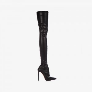 Black Le Silla EVA THIGH-HIGH BOOT 120 mm | USA_LS72259