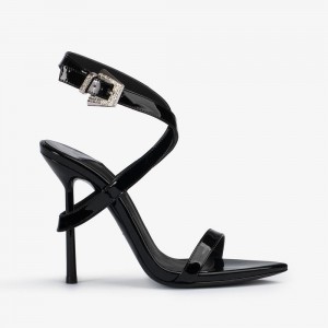 Black Le Silla TESS SANDAL 110 mm | USA_LS15075