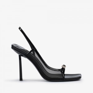 Black Le Silla VITTORIA SANDAL 100 mm | USA_LS16086