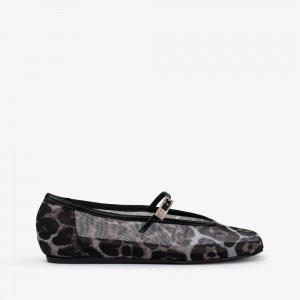 Black Leopard Le Silla DANIELLE BALLET FLAT | USA_LS48072