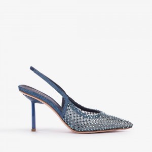 Blue Le Silla GILDA SLINGBACK 80 mm | USA_LS96911