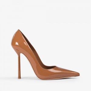 Brown Le Silla BELLA PUMP 120 mm | USA_LS30455