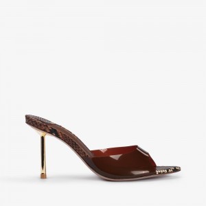 Brown Le Silla BELLA SANDAL 80 mm | USA_LS18626