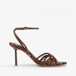 Brown Le Silla BELLA SANDAL 80 mm | USA_LS17376