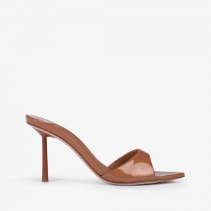 Brown Le Silla BELLA SANDAL 80 mm | USA_LS84376