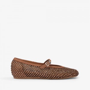 Brown Le Silla GILDA BALLET FLAT | USA_LS86658