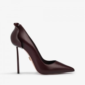 Dark Brown Le Silla LES NUANCES PETALO PUMP 120 mm | USA_LS98035