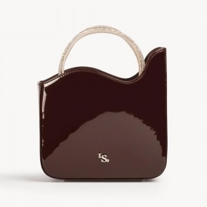 Dark Chocolate Brown Le Silla IVY SMALL BAG | USA_LS86044