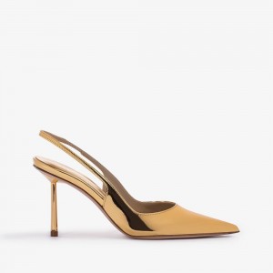 Gold Metal Le Silla BELLA SLINGBACK 80 mm | USA_LS55296