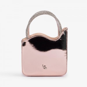 Gold Pink Metal Le Silla IVY MINI BAG | USA_LS54359