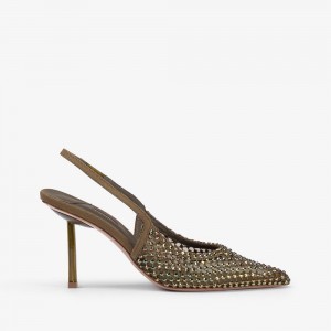 Green Le Silla GILDA SLINGBACK 80 mm | USA_LS25659