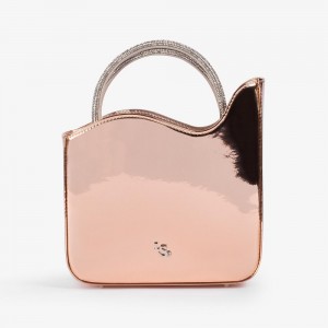 Pink Gold Metal Le Silla IVY SMALL BAG | USA_LS85920