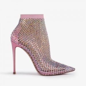 Pink Le Silla GILDA ANKLE BOOT 120 mm | USA_LS87304