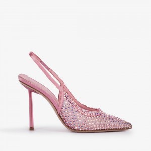 Pink Le Silla GILDA SLINGBACK 100 mm | USA_LS50609