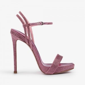 Pink Le Silla GWEN SANDAL 120 mm | USA_LS19310