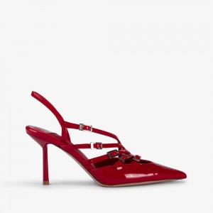 Red Le Silla SCARLET SLINGBACK 80 mm | USA_LS22950