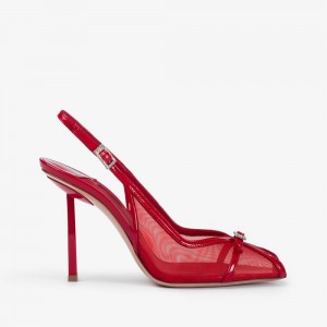 Red Le Silla VITTORIA SLINGBACK 100 mm | USA_LS29535