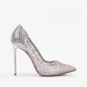 Silver Le Silla GILDA PUMP 120 mm | USA_LS81603