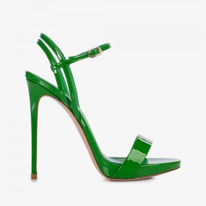 Turquoise Green Le Silla GWEN SANDAL 120 mm | USA_LS56187