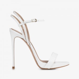 White Le Silla GWEN SANDAL 120 mm | USA_LS29752