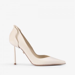 White Le Silla LES NUANCES PETALO PUMP 100 mm | USA_LS90480