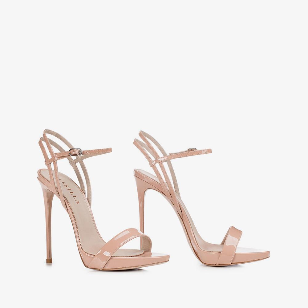 Beige Le Silla GWEN SANDAL 120 mm | USA_LS76458