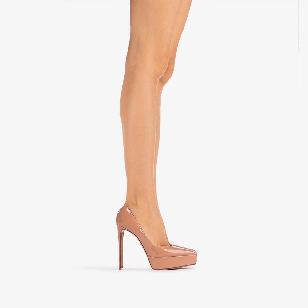 Beige Le Silla UMA PUMP 140 mm | USA_LS18775