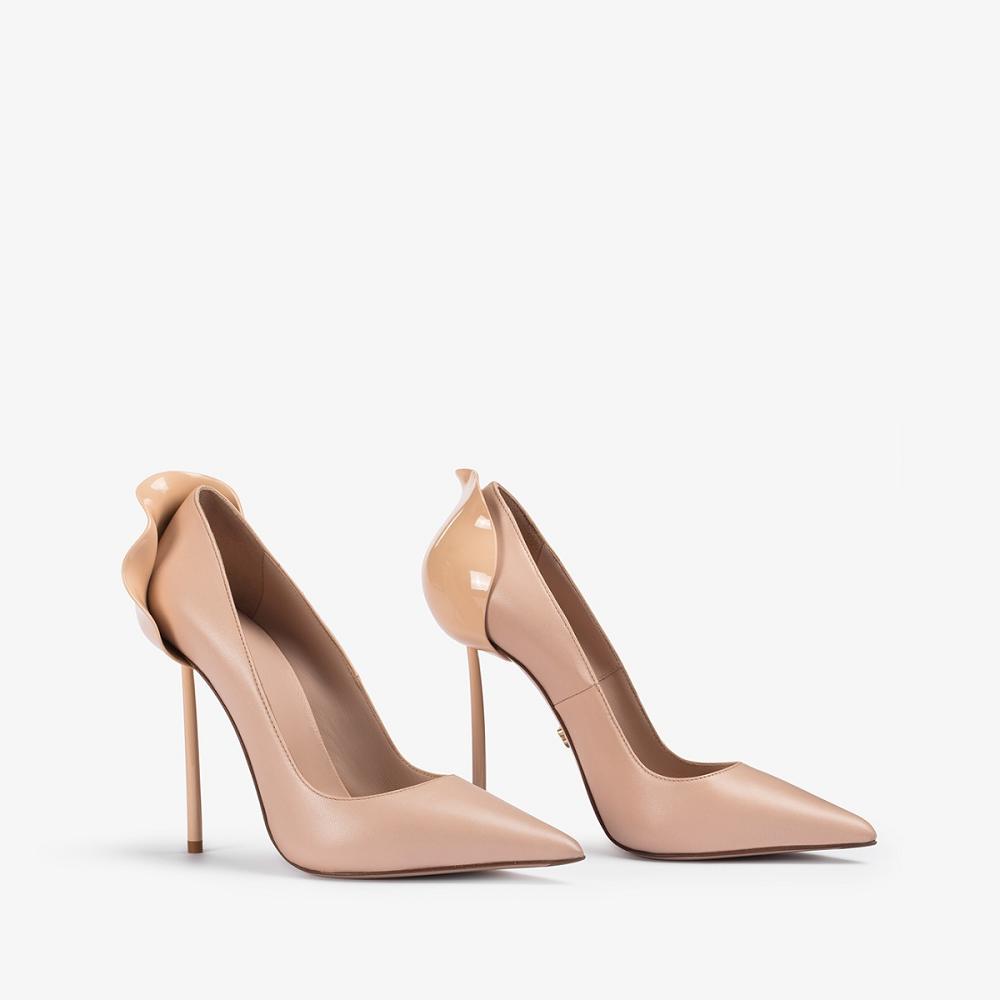 Beige Pink Le Silla LES NUANCES PETALO PUMP 120 mm | USA_LS37576