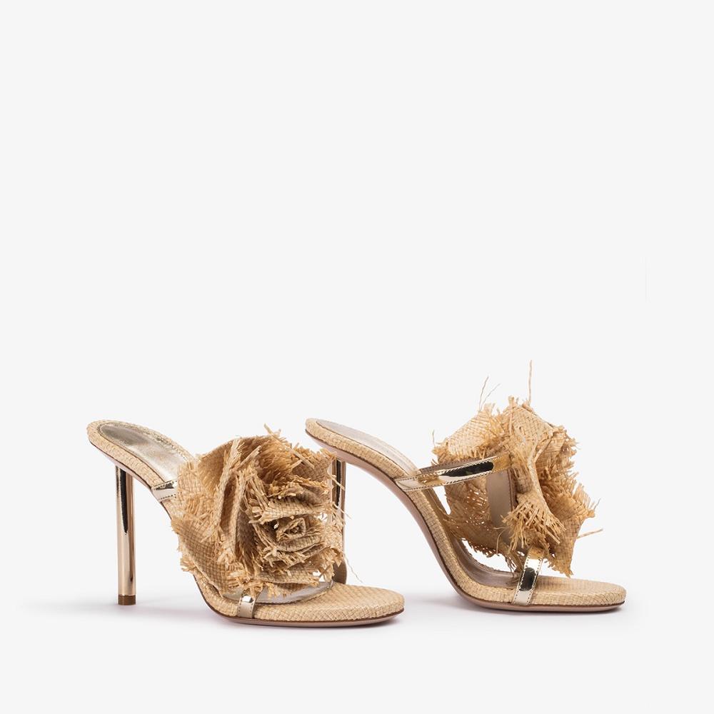 Beige Rose Le Silla ROSE SANDAL 110 mm | USA_LS21670