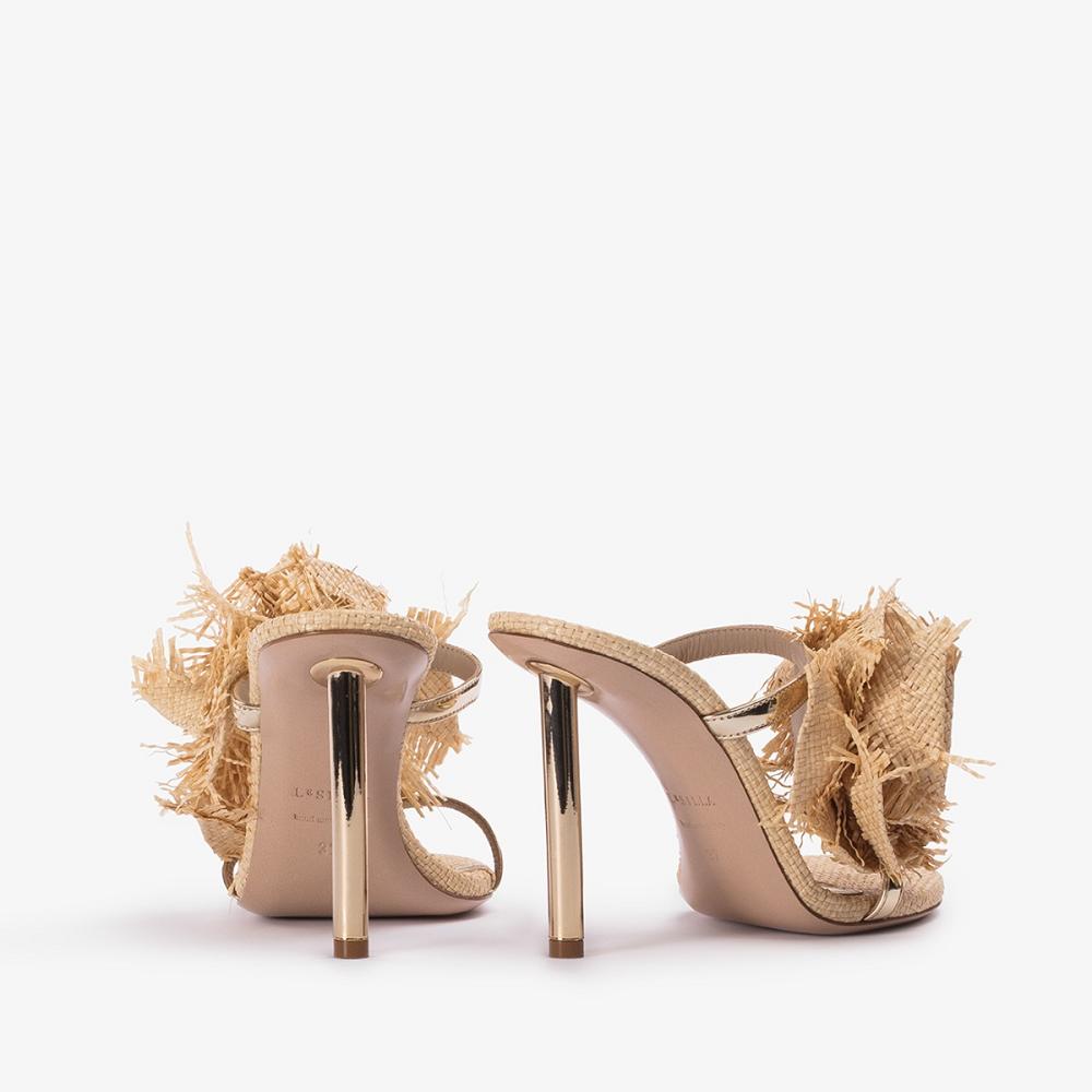 Beige Rose Le Silla ROSE SANDAL 110 mm | USA_LS21670