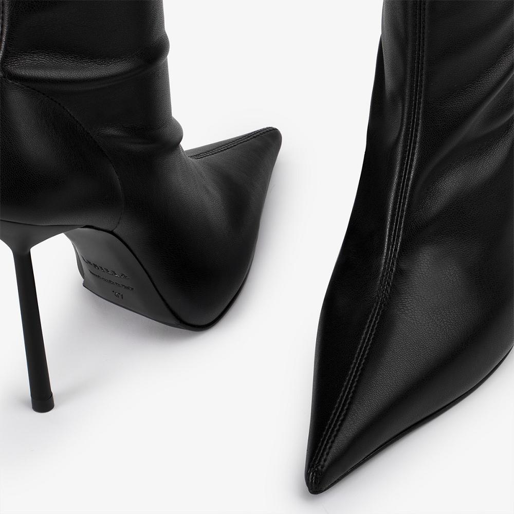 Black Le Silla BELLA ANKLE BOOT 120 mm | USA_LS24390