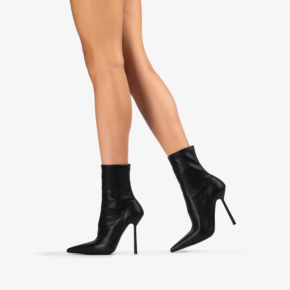 Black Le Silla BELLA ANKLE BOOT 120 mm | USA_LS24390