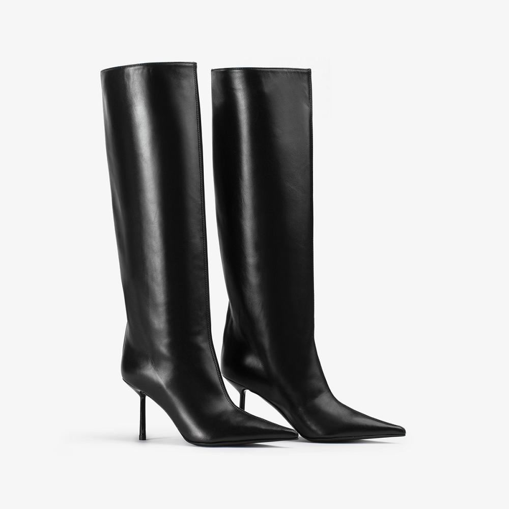 Black Le Silla BELLA BOOT 80 mm | USA_LS32713