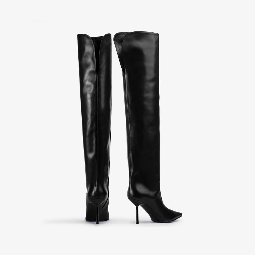 Black Le Silla BELLA BOOT 80 mm | USA_LS89011