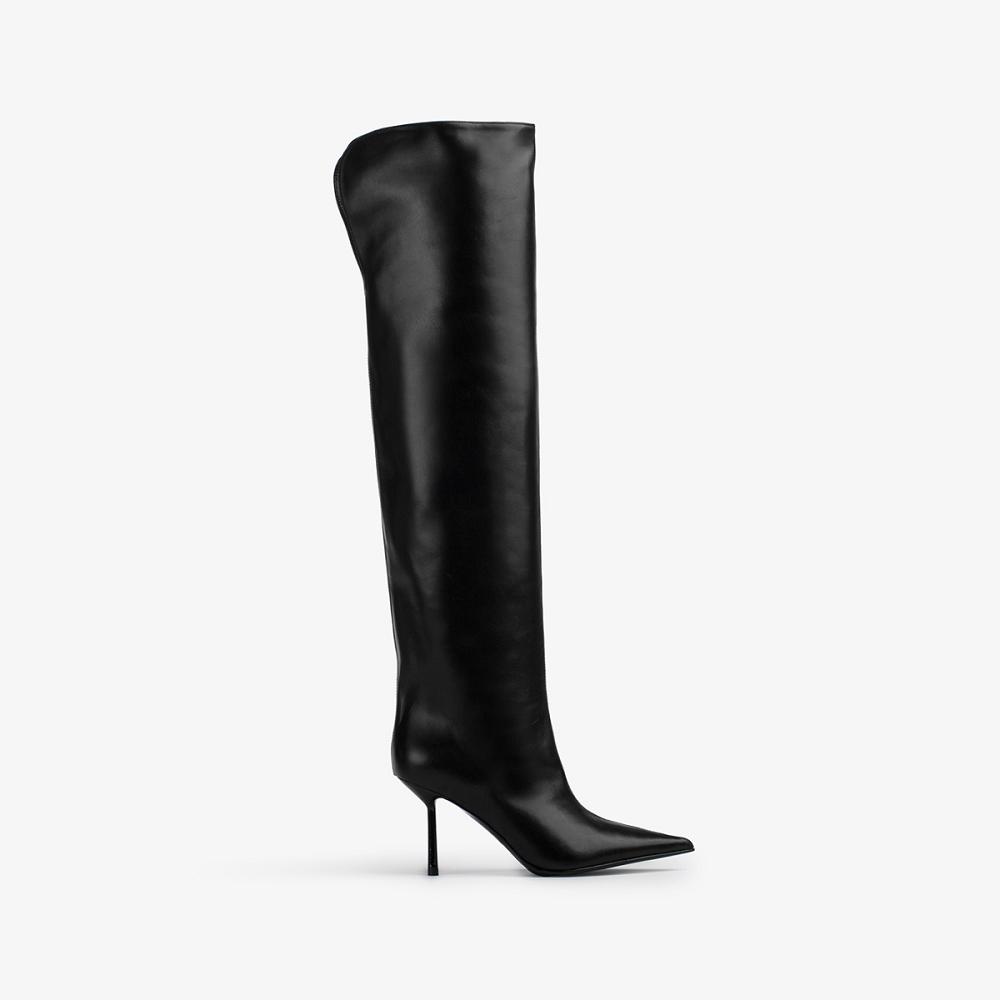 Black Le Silla BELLA BOOT 80 mm | USA_LS89011