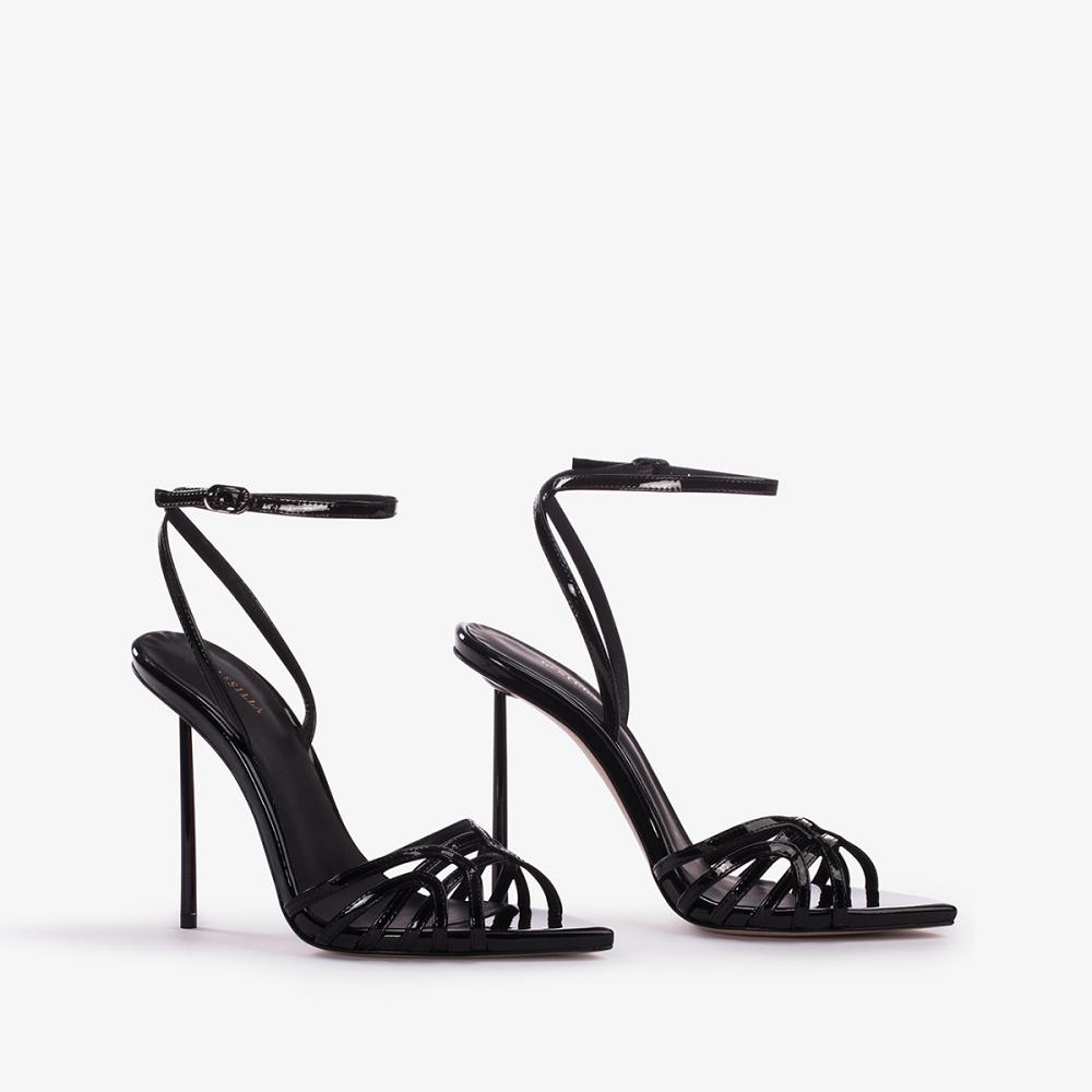 Black Le Silla BELLA SANDAL 120 mm | USA_LS57663