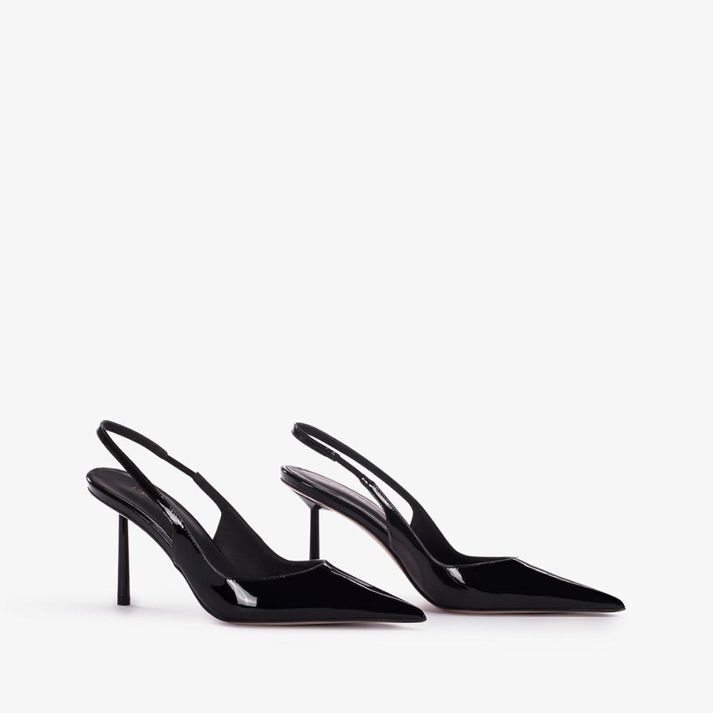 Black Le Silla BELLA SLINGBACK 80 mm | USA_LS58000