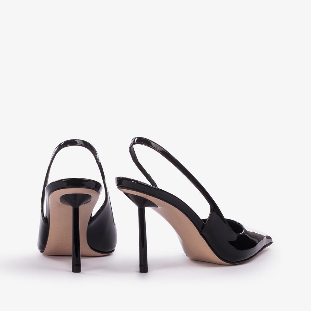 Black Le Silla BELLA SLINGBACK 80 mm | USA_LS58000