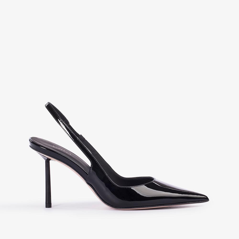 Black Le Silla BELLA SLINGBACK 80 mm | USA_LS58000