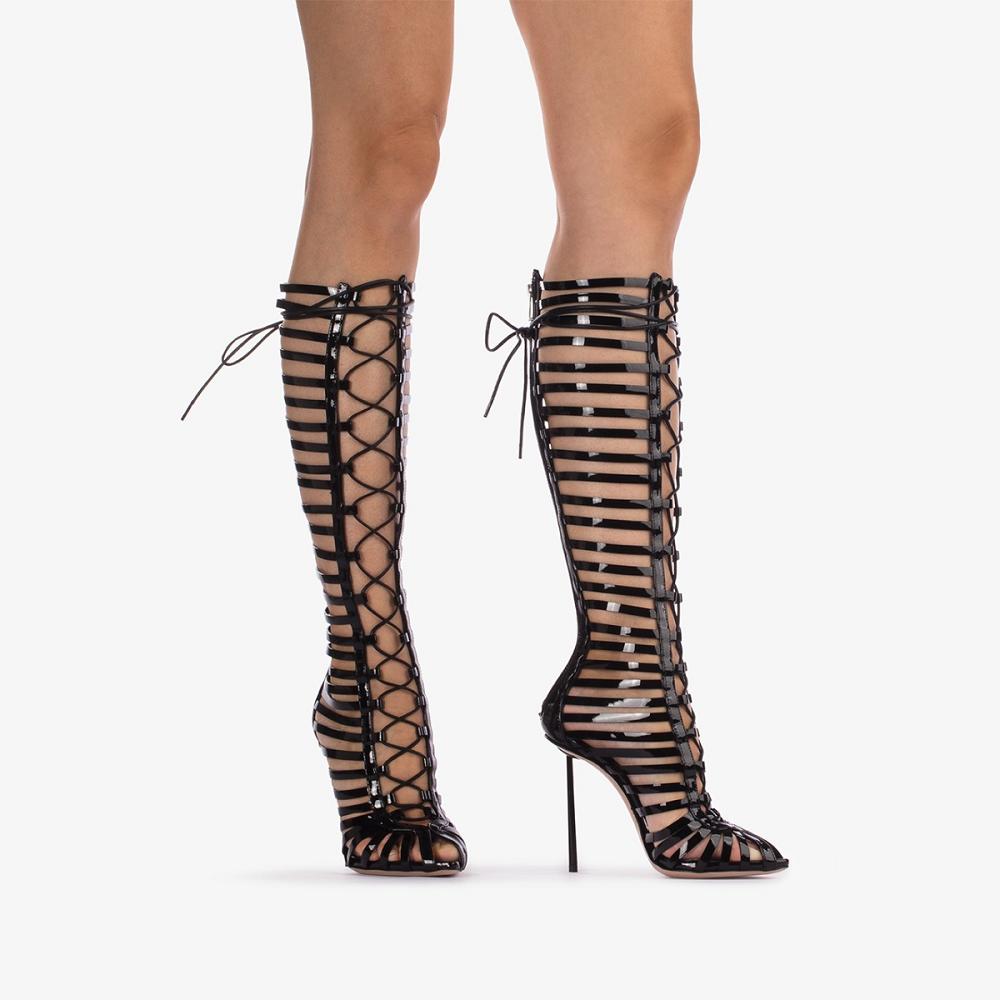 Black Le Silla CAGE BOOT 120 mm | USA_LS28216