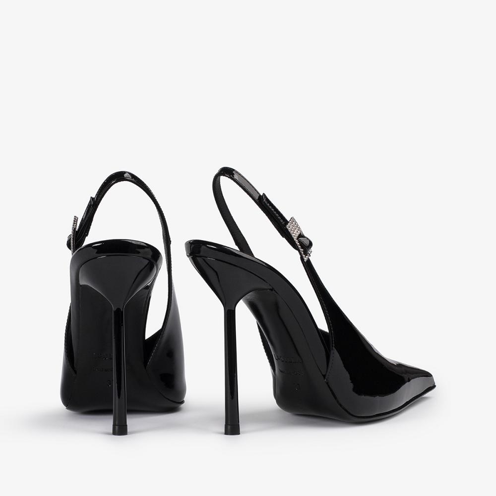 Black Le Silla CLIVAGE SLINGBACK 120 mm | USA_LS97114