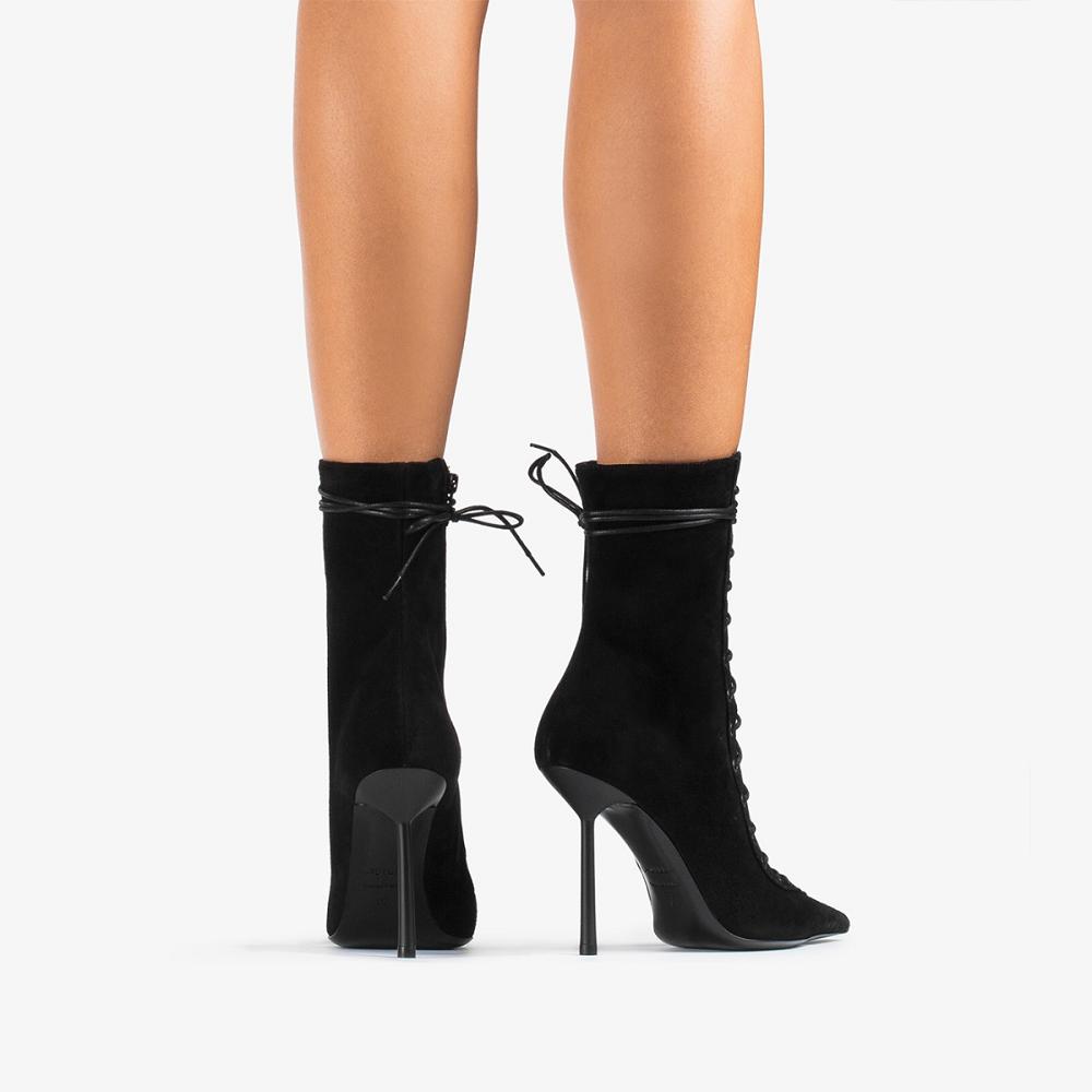 Black Le Silla COLETTE ANKLE BOOT 100 mm | USA_LS60189