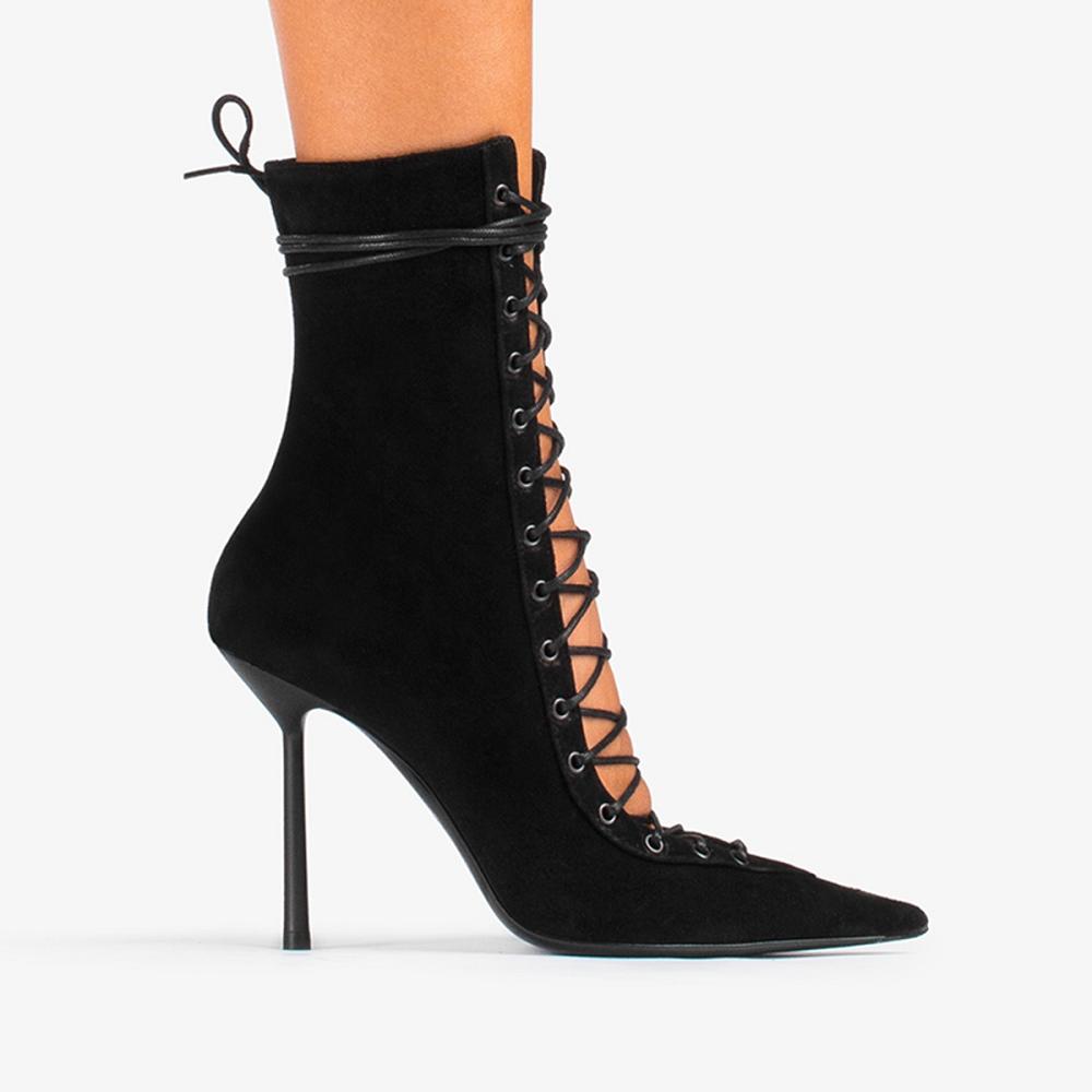 Black Le Silla COLETTE ANKLE BOOT 100 mm | USA_LS60189