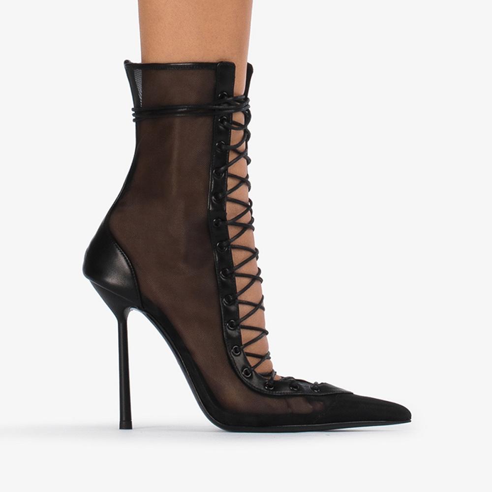 Black Le Silla COLETTE ANKLE BOOT 120 mm | USA_LS21811