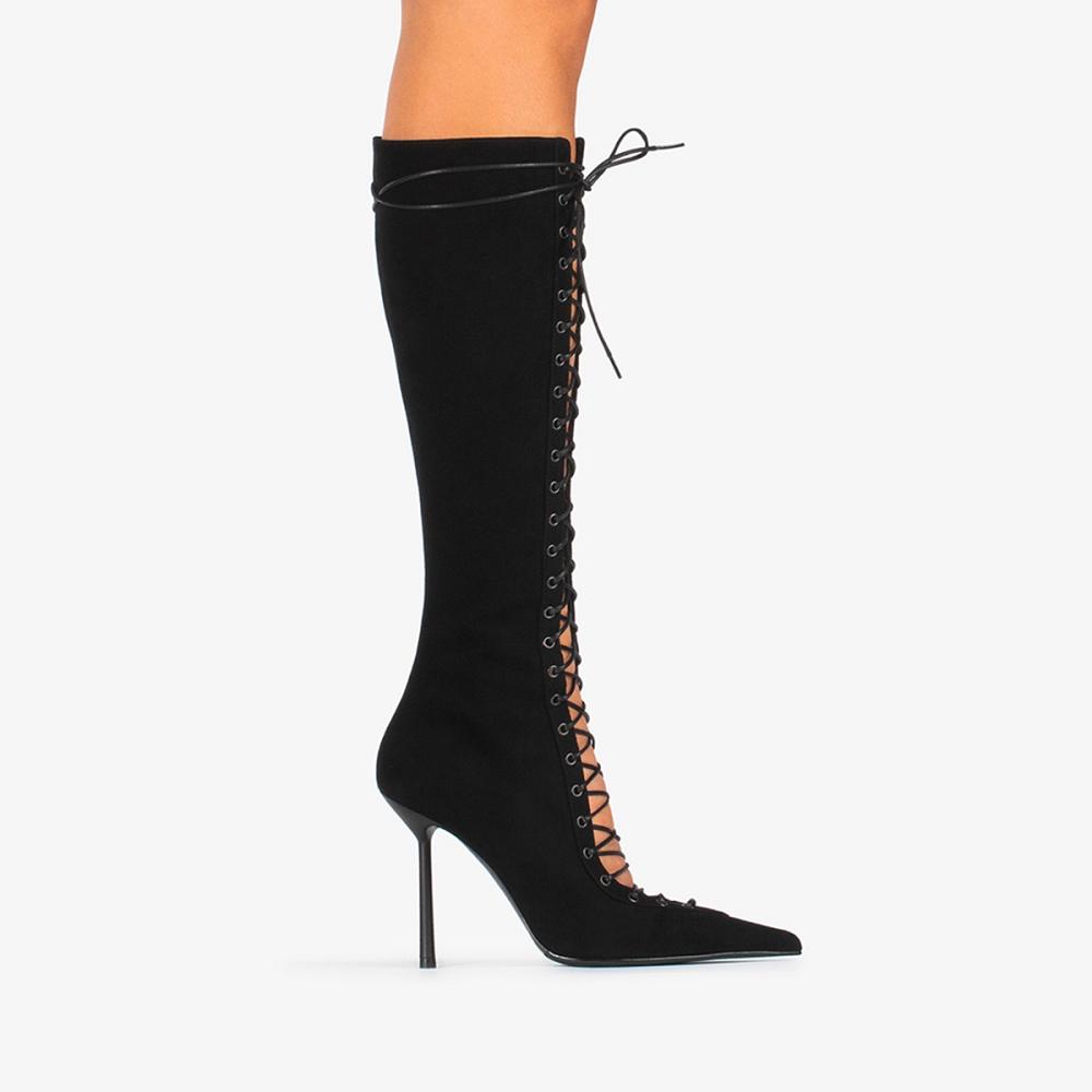 Black Le Silla COLETTE BOOT 100 mm | USA_LS77777